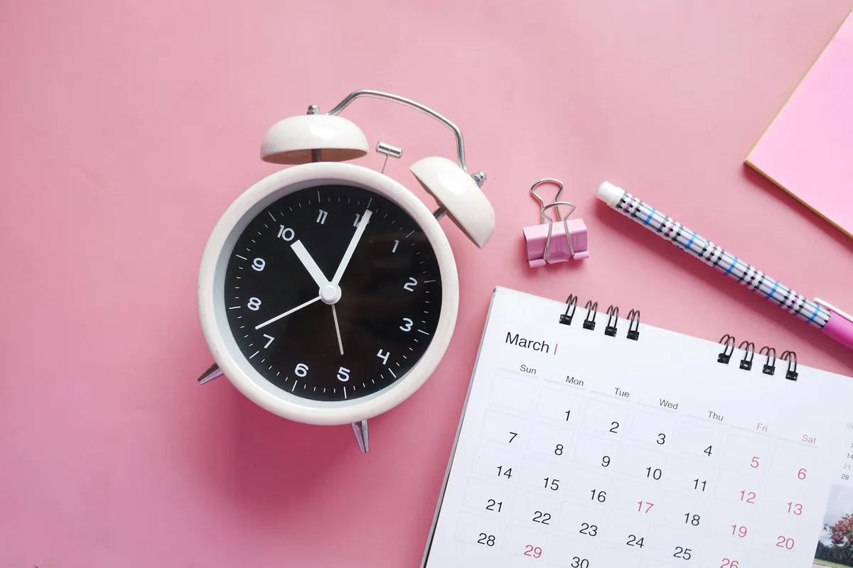 Calendar for counting business days