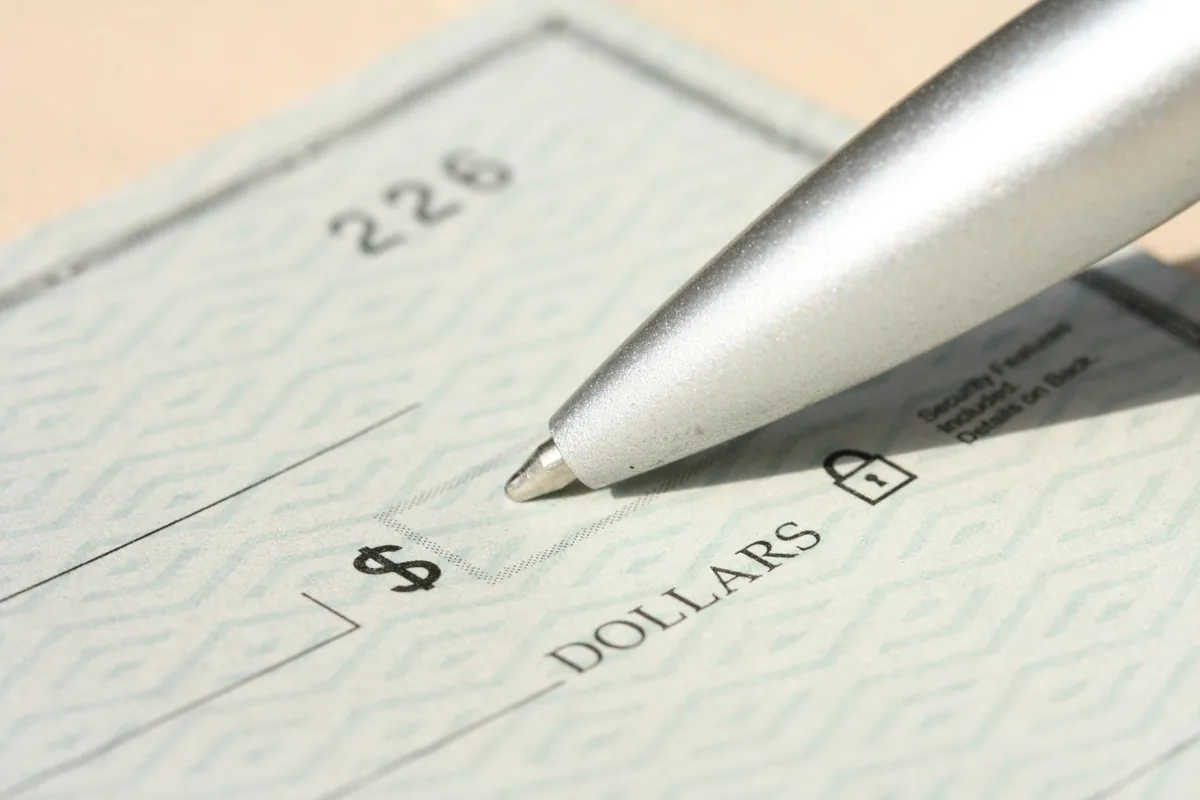 Writing and signing a check